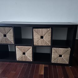 TV Cube With Storage Bins