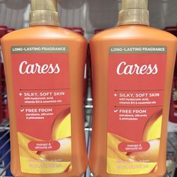 CARESS BODY WASH 30 FL MANGO & ALMOND OIL $6.00 EACH