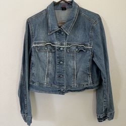 Ladies Size 14/16 Jean Jacket - Great Fall Jacket 