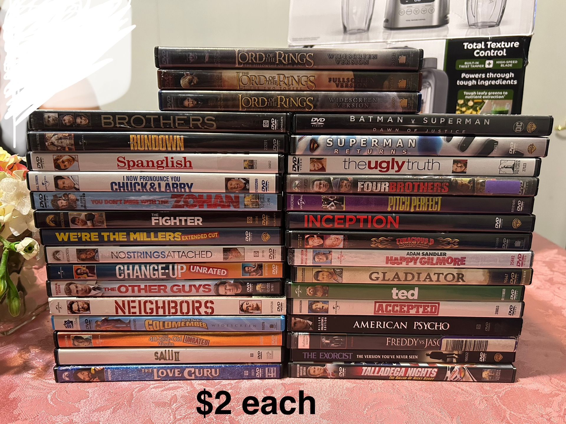 DVDs/Blu rays For Sale 