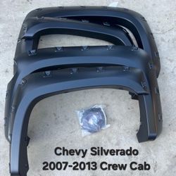 Chevy Silverado 2007-2013 Crew Cab Fender Flares