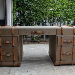 Restoration Hardware- Antique Travel Trunk Desk