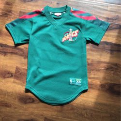 Mitchell & Ness Sonics Jersey Womens XS
