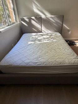 Queen Bed frame (and Mattress option)