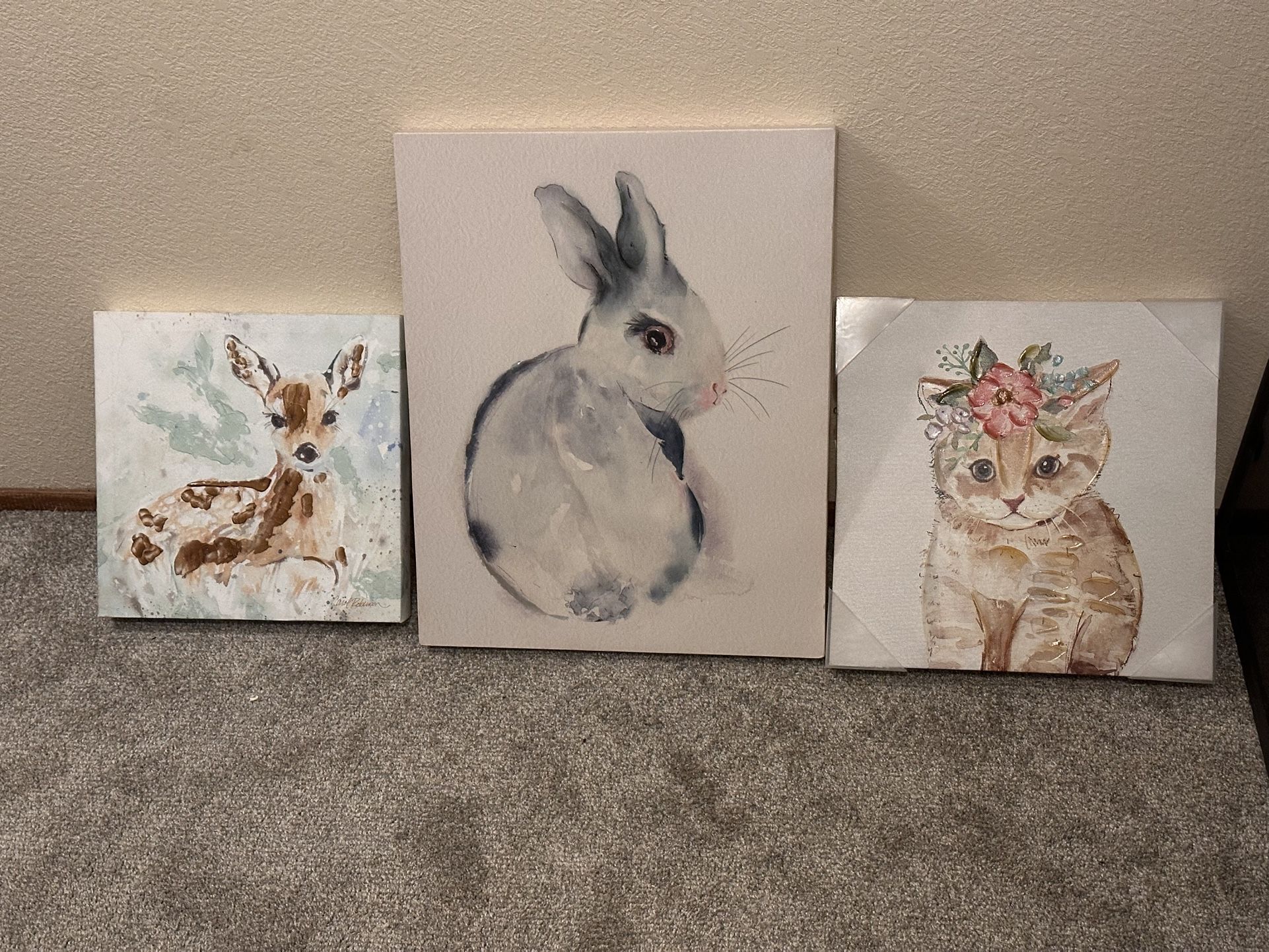 Three Baby Decor Frames