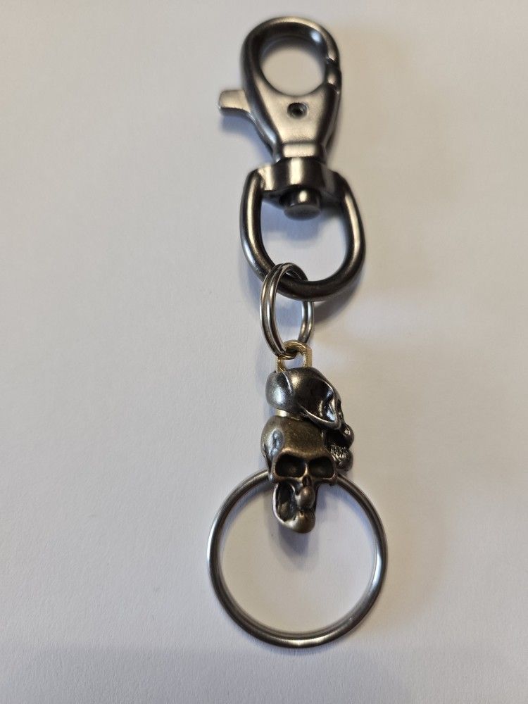 Skull 💀key Ring