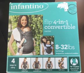 Infantino 4-in-1 Convertible Baby Carrier; 8-32 Lbs. 