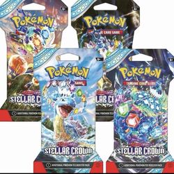 Stellar Crown Sleeved Booster Pack