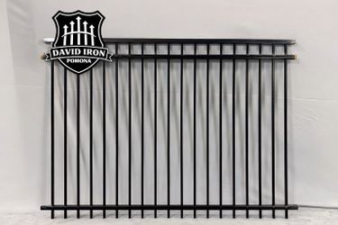 6ft Galvanized Steel Fence Panel 8ft Wide