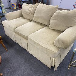 Bernhardt Tan 3-Seat Living Room Sofa Couch $200