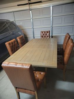 Dinning table and chairs