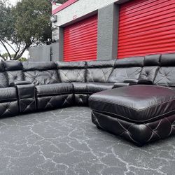 🛋️ Couch/Sofa Sectional - Recliners - Black - Delivery Available 🚛