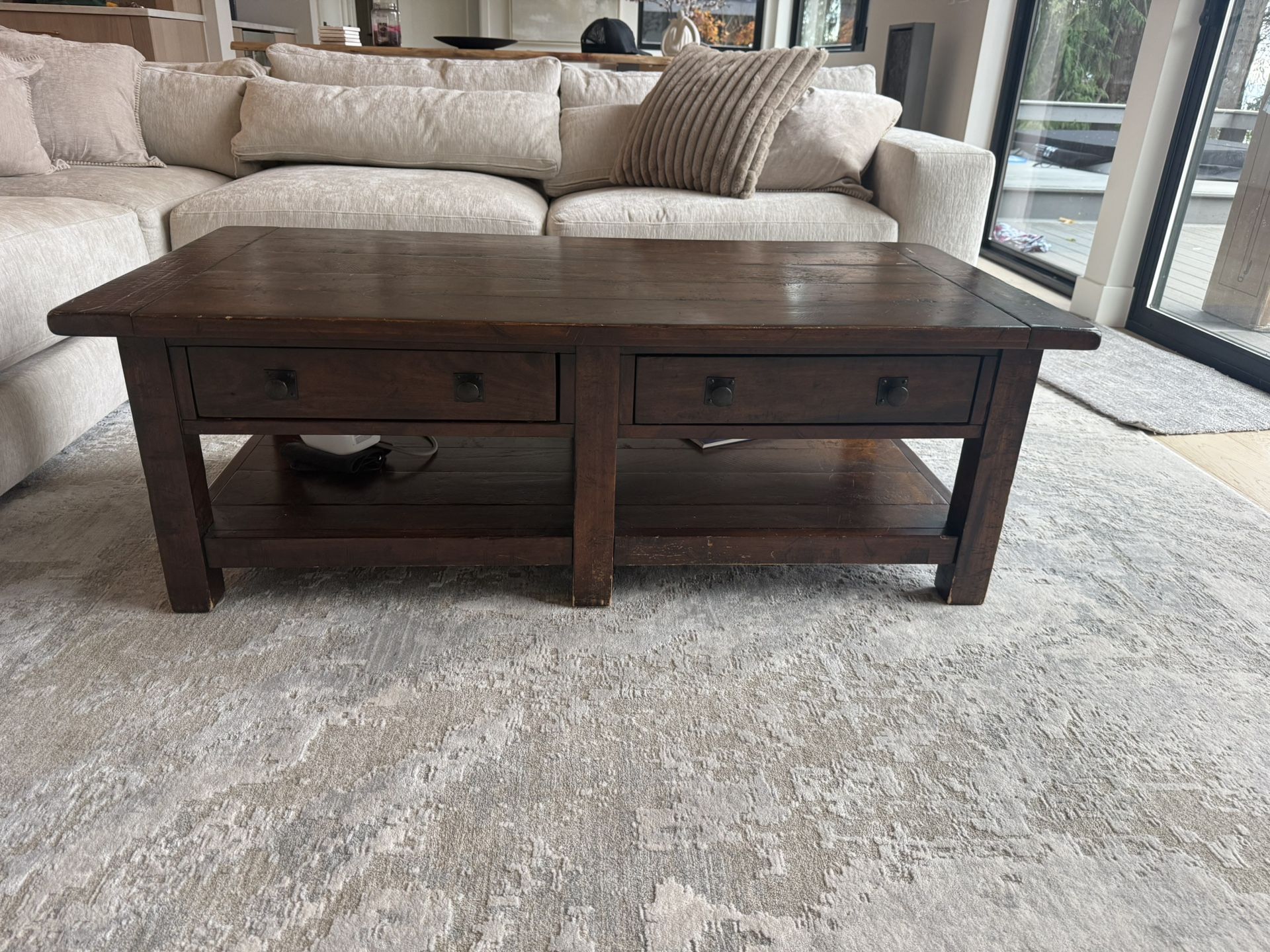 Pottery, Barn, Benchwright Coffee Table