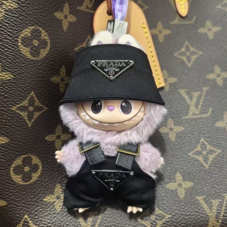 Labubu Pin For Love Prada Outfit