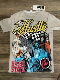 Hustle Graphic T-Shirt Mens small
