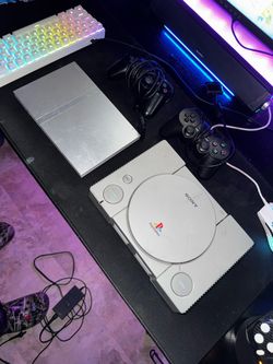 PlayStation 1 and 2 console bundle