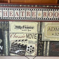 Movie Theater Wall Decir