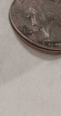 error coin 1973 quarter on nickel plnct