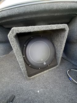JL Audio 12” W6v3 and JL Audio XD600/1 Amp