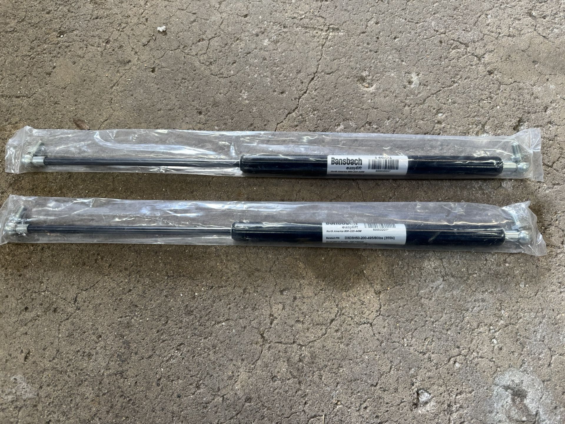 Brand New Bansbach Easylift Force 80 High Temperature Gas Springs