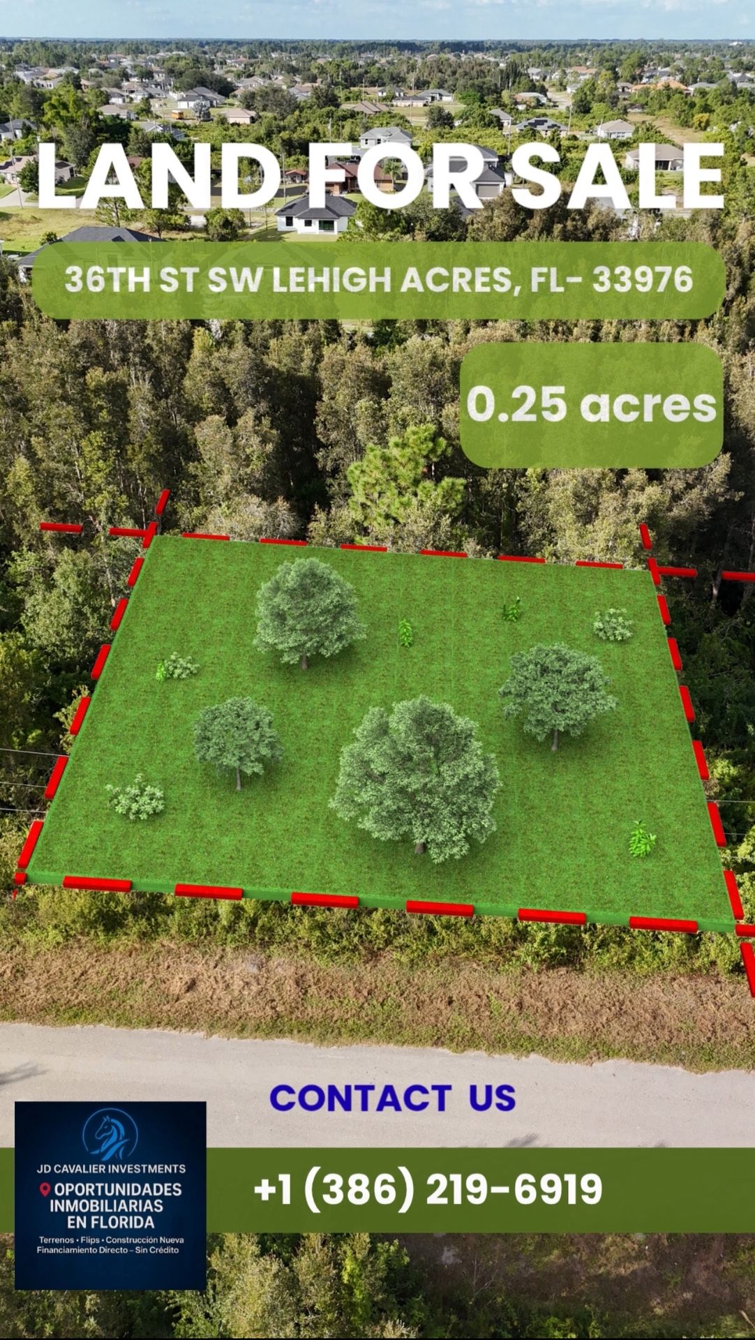 LAND FOR SALE/ TERRENO A LA VENTA 