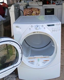 Dryer whirlpool gas averting work 2 month warranty delivery installation available