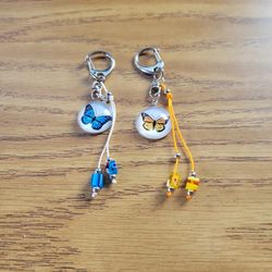 Butterfly Keychain 2pcs 
