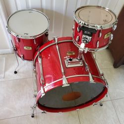 Drums Pearl 3 pc Birch Sequoia Red