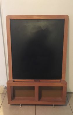 Hanging Chalkboard W/ storage hooks