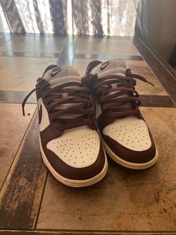 Nike Dunk Low Brown and White Sneakers