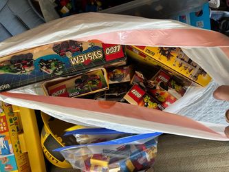 Old Lego boxes and pieces