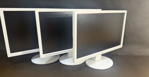 Three LG 24” LED Monitor