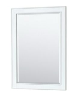 2 24” wide bathroom mirrors White