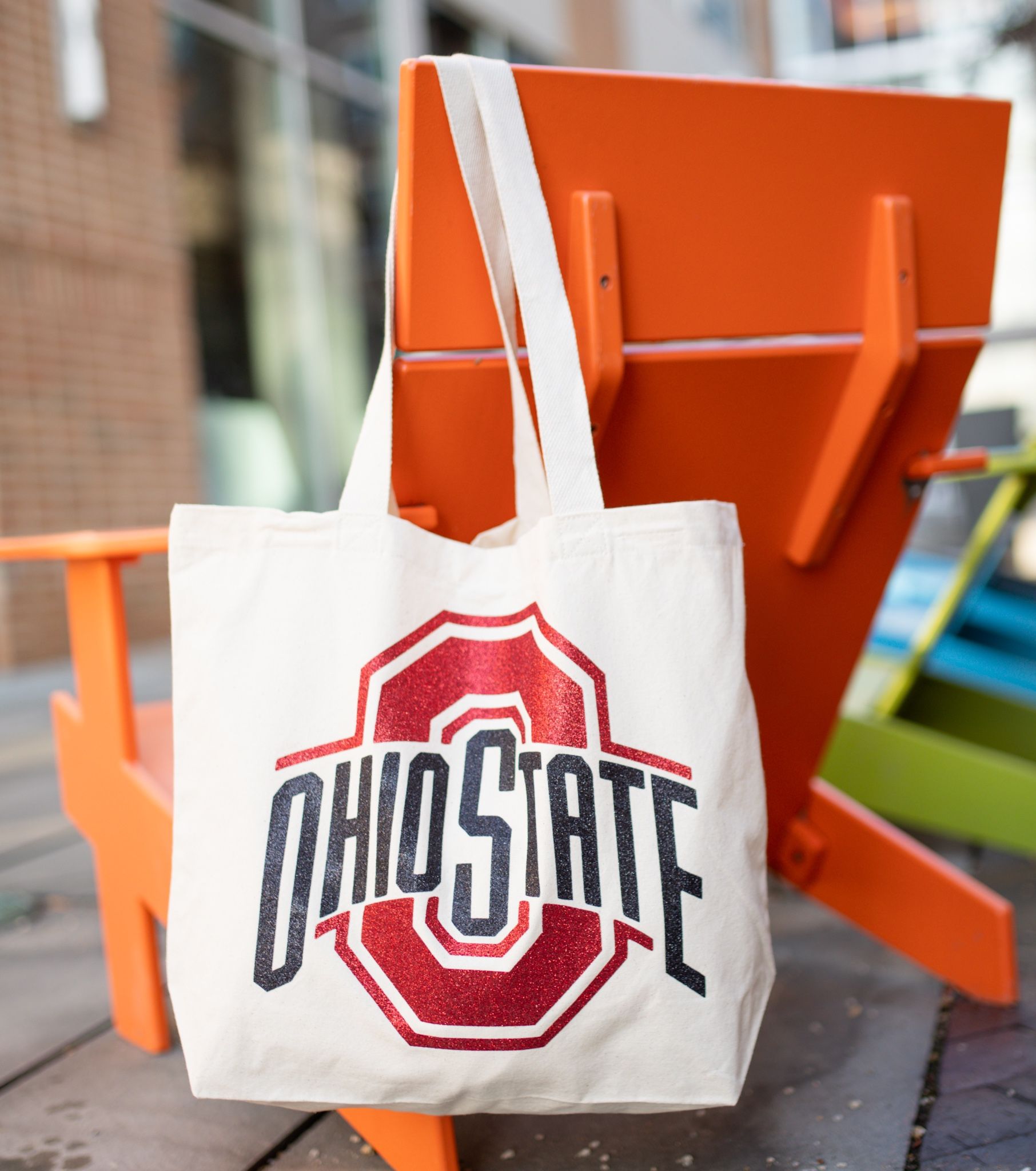 Ohio State Tote Bag / Handmade