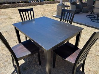 Nice real wood dinette set