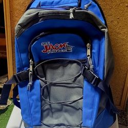 Blue backpack