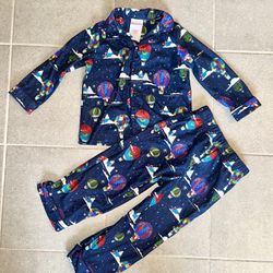 3T Santa Fleece Pajamas