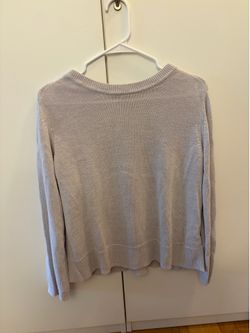 BANANA REPUBLIC light blue/gray sweater