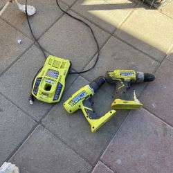 Ryobi Drills With Charger (NO BATTERY )