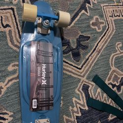 Hurley Mini Cruiser 22" Skateboard Penny Board Style New Sealed Black or blue