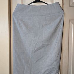 Grey Knee Length Skirt Size 4 Mint Condition 