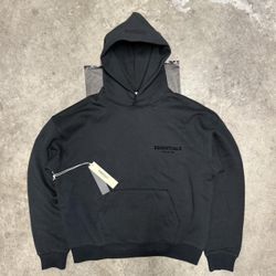 Essentials black stretch limo hoodie  Size small BRAND NEW