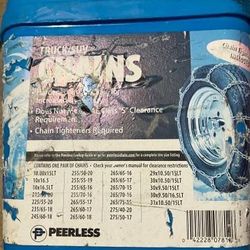 Peerless Truck Suv Tire Chains (2) $20.00 each 