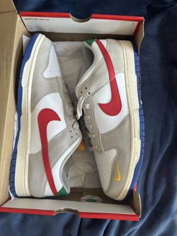 Nike Dunk Low Iron Ore Red Blue Size 14