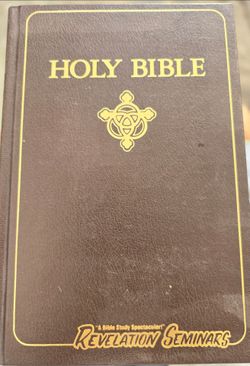 KJV Bible Revelation Seminars Hardcover, giant print