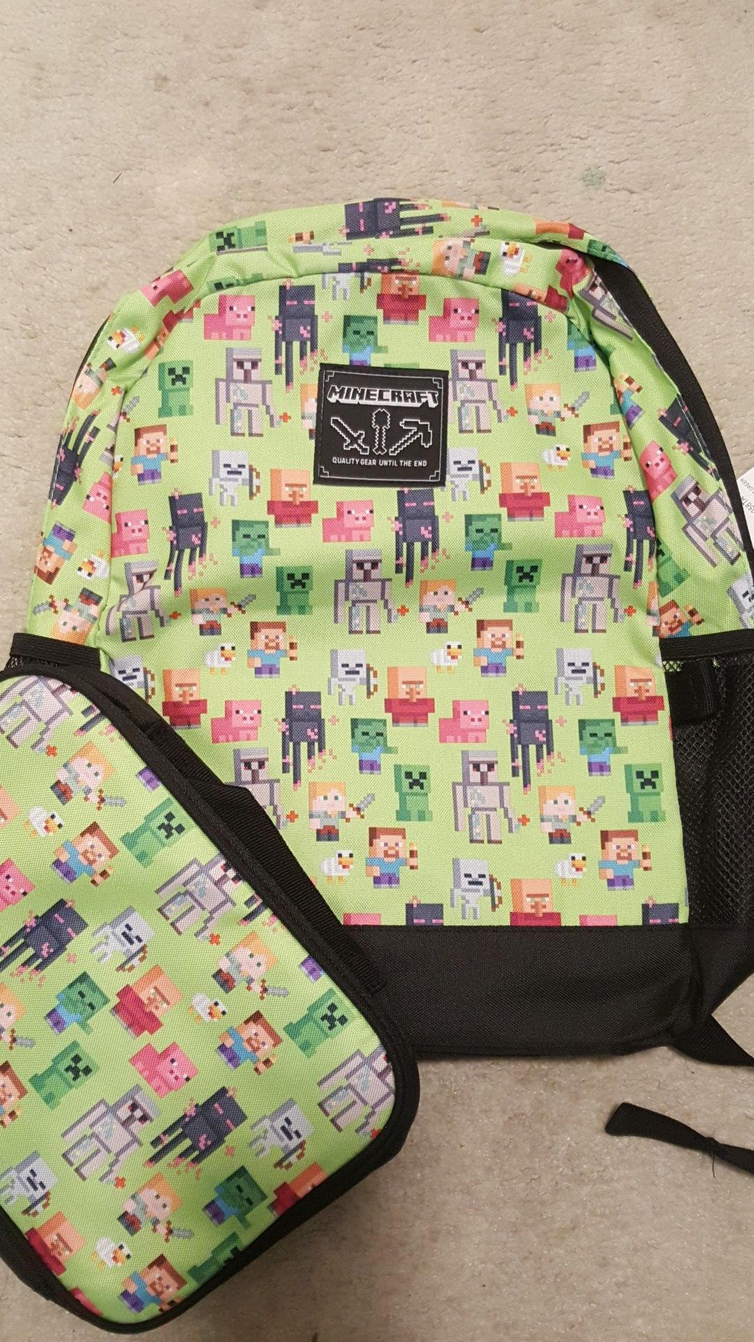 Minecraft back pack