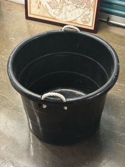 Large Utility Tub with Rope Handles