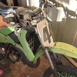 Dirt bike two-stroke