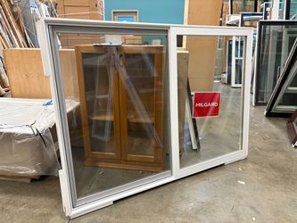 NEW! MILGARD 50″x71″ White Vinyl Sliding Window