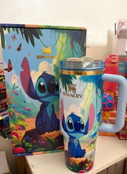 Stitch Tumbler with Handle